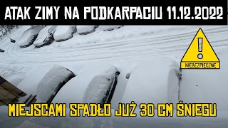 ATAK ZIMY NA PODKARPACIU | 11.12.2022 | NIŻ BRYGIDA