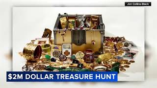 Millionaire hides $2M in treasure across US