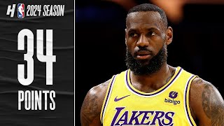 LeBron James destroys the Clippers with 34 PTS 🔥 FULL Highlights