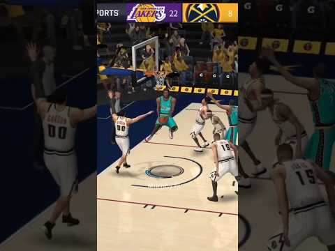 FANCY SLAM DUNK NBA LIVE MOBILE #nbalivemobile #nba #basketball