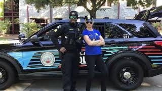 Take a Tour of a Police Car with Sergeant Lockhart