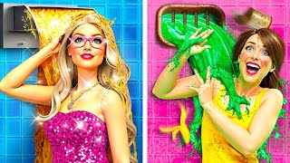 Poor vs Rich Hacks in Jail! Extreme Barbie Makeover in Jail