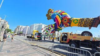 GALO DA MADRUGADA NO RECIFE CARNAVAL 2025 PERNAMBUCO BRAZIL ESTÁ NA PORTE DUARTE COELHO