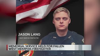 Memorial service held for fallen West Memphis firefighter