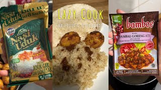 Lazy Cook N°1 - Indonesian food 🇮🇩 - Nasi uduk \u0026 telur balado