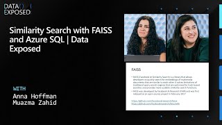 Similarity Search with FAISS and Azure SQL | Data Exposed