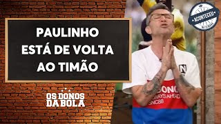 Aconteceu na Semana I Neto comemora Paulinho de volta aos treinos no CT Joaquim Grava