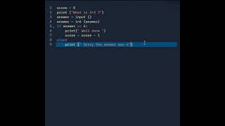 Python - simple a scoring system - example ( Python programming #1)