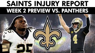 HUGE Saints Injury News Ft. Kendre Miller, Juwan Johnson, J.T. Gray, + Saints vs. Panthers Preview