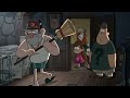 Grunkle Stan and Lil' Gideon having the best cartoon rivalry for about 5 minutes