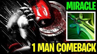 1 Man Comeback Game - Miracle- Bloodseeker - Dota 2