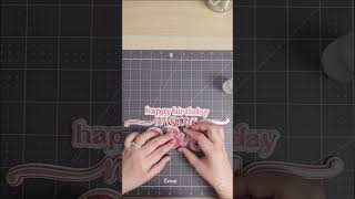 Let's make a pretty in pink cake topper! 🌸💕