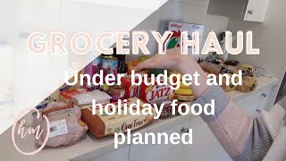 Grocery Haul with dinner ideas