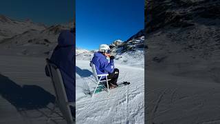 Skiing... But on a Chair?! #shorts