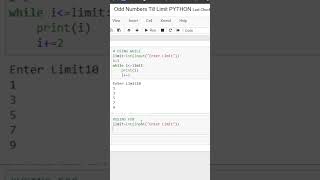 PYTHON PROGRAM TO PRINT SUM OF ODD NUMBERS #short #shortsvideo #pythonshivangi #oddeven