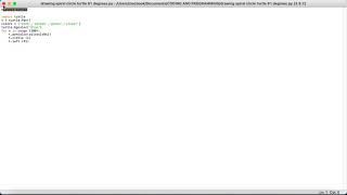 Python Drawing : spiral circle