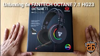 Unboxing de FANTECH OCTANE 7.1  HG23 🔥