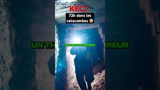 SQUEEZIE PRÉPARE 72H DANS LES CATACOMBES DE PARIS 😨#shorts #squeezie #aminematue #haloween #tiktok