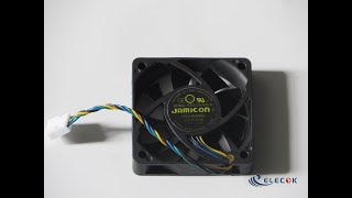 JAMICON KF0615H1HK-R 12V 2.3W 4wires cooling fan  Replace