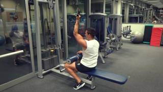 Single Arm Lat Pulldown (Exercises.com.au)