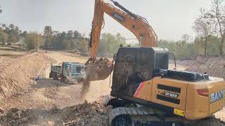 ใหม่แกะมาไม่ถึง1000ชม. SANY SY135C อามพิเศษขึ้นหลังเสือทรงสวยจัด excavator and truck