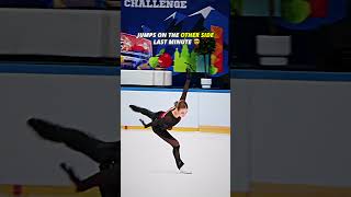This is why you need to be able to improv in sports🫢 #figureskating #ice #sports