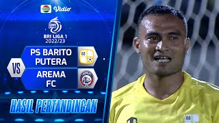 Hasil Pertandingan - PS Barito Putera VS Arema FC | BRI Liga 1 2022/2023