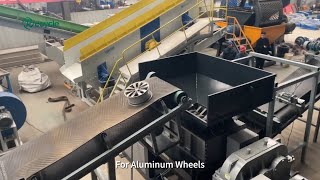 Aluminum Shredding Machine for Car Wheels and UBC Crushing