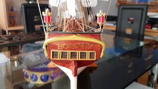 HMS Bounty sailing ship model