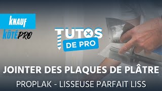 KÔTÉ PRO - TUTOS DE PRO - Jointer des plaques de plâtre