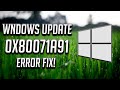 How to Fix Windows Update Error 0x80071a91 in Windows 10 [Tutorial] 2024