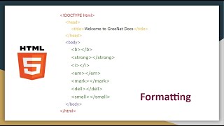 HTML Text Formatting tags | HTML Tutorial For Beginners #6