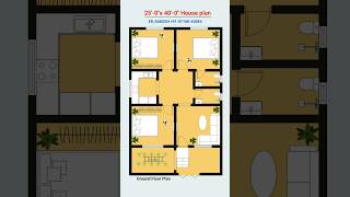 25x40 duplex house plan design #shorts #viral #floorplan #homeplan #homedesign #houseplan #vastu