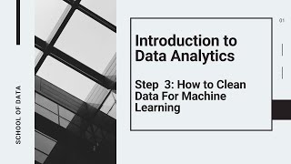 Introduction To Data Analytics | Step 3 - Data Cleaning
