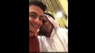 سنابات هيثم السليطي ❤في الرياض قابل عم علي صاحب كلمة علمني لاتخليني😍اول سنابة بالجوال الجديد😅