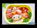 【お弁当】マイメロディのキャラ弁　アイスクリーム弁当を作ります♡