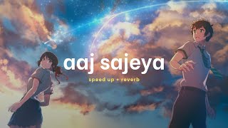 aaj sajeya - goldie sohel  [ sped up ]  [ with anime scenery ]