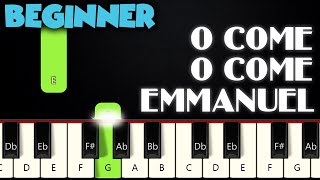 O Come, O Come, Emmanuel | BEGINNER PIANO TUTORIAL + SHEET MUSIC by Betacustic