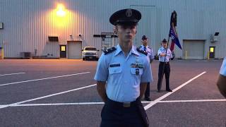 Cadet commander change of command ceremony