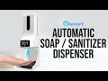 Automatic Soap / Sanitizer Dispenser Contactless Temperature Touchless Wall / Stand 🌊 | Ozismart