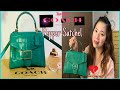 Unboxing💚Coach Pepper Satchel in Bright Jade//Jhen Mangayon