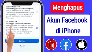 Cara Menghapus Akun Facebook Secara Permanen || Hapus Akun Facebook Anda di iphone