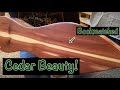 FolkRoots® D Eastern Red Cedar Maple Fretboard Mountain Dulcimer Build