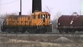 Alco T-6 switcher at Delta, Ohio Steel Mill - 1998