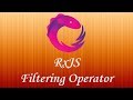 RxJS tutoriel: Filtering Operators
