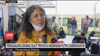 Pengunjung Sidang Sulit Percaya Kesaksian Putri Candrawathi