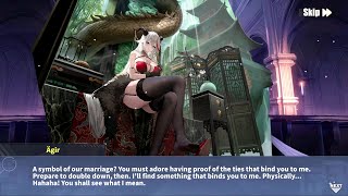 Azur Lane: KMS Ägir OATH [Golden Dragon Among Auspicious Clouds] L2D Skin