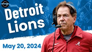 Why the Detroit Lions NEED Nick Saban.