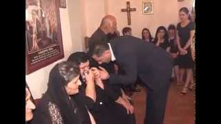 შს მინისტრი სტიქიის დროს დაღუპული მეხანძრე-მაშველის დაკრძალვაზე