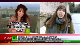 Nuestra vicesecretaria Alicia Rubio deja en ridículo a una activista de Femen